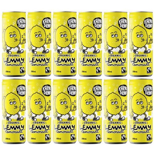 Karma Drinks Lemmy Lemonade 250ml, Pack of 12