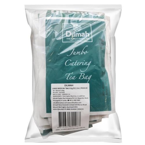 Dilmah Premium Jumbo Tea Bags 15g, Pack of 20