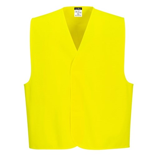 Hi Vis Day Safety Vest Yellow