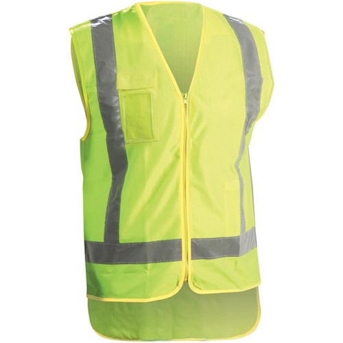 Day & Night Fluoro Safety Vest Yellow