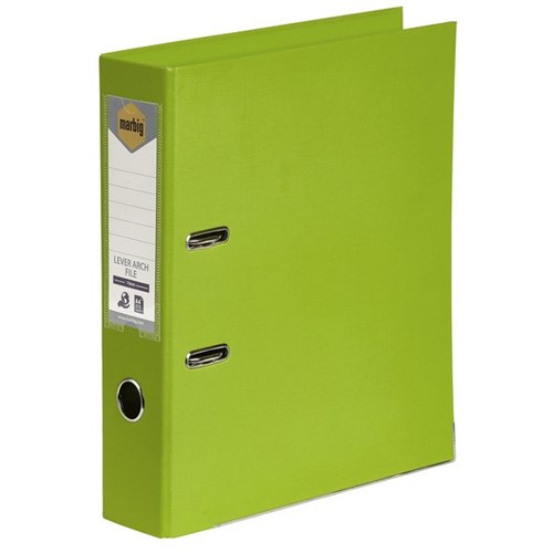 Marbig Lever Arch File A4 PE Lime