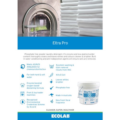 Ecolab Eltra Pro Laundry Detergent 10kg