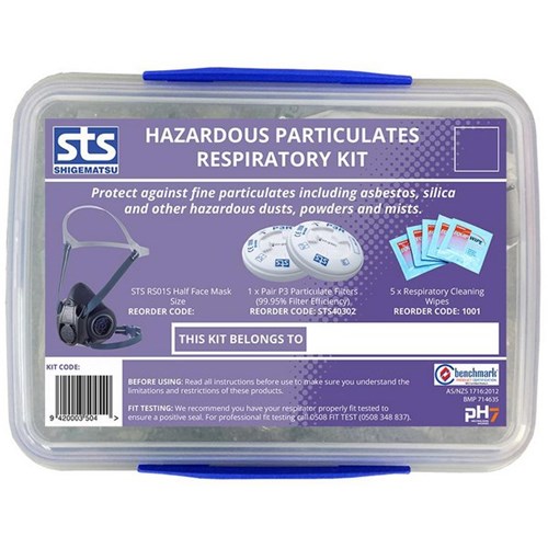 STS Shigematsu Half Face Hazardous Particulates Respiratory Kit 