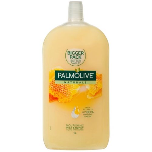 Palmolive Naturals Liquid Hand Wash Milk & Honey Refill 1L
