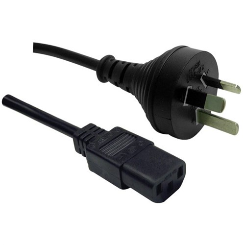 Dynamix 3-Pin Plug to IEC Female Plug 10A 1 Metre Black