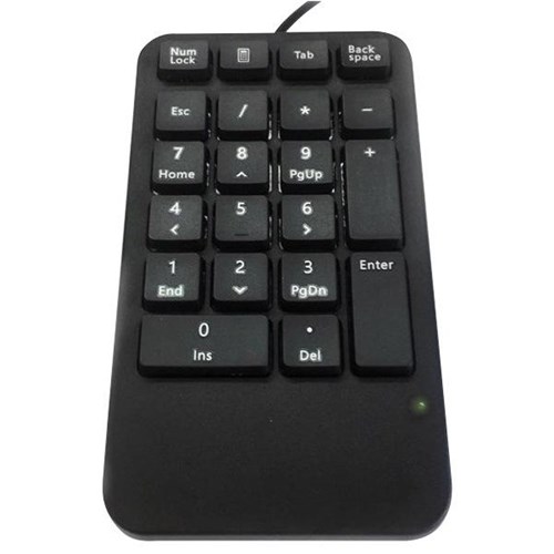 ACC Numeric Wired Keypad With Palm Rest Black