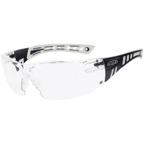 Scope Speed Safety Glasses C-Max Coat Eclipse Lens Navy/White Frame