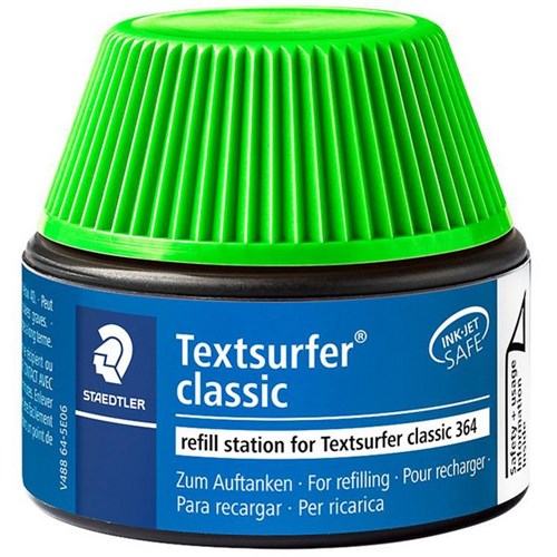 Staedtler Textsurfer Highlighter Refill Pot Green