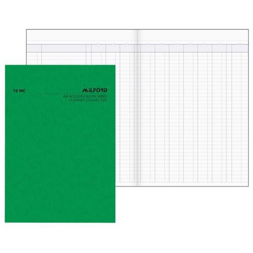 Milford 10MC A4 Series Analysis Book Limp Cover 26 Leaf
