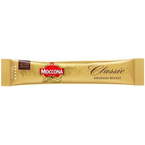Moccona Classic Freeze Dried Instant Coffee Medium Roast 2g, Box of 1000