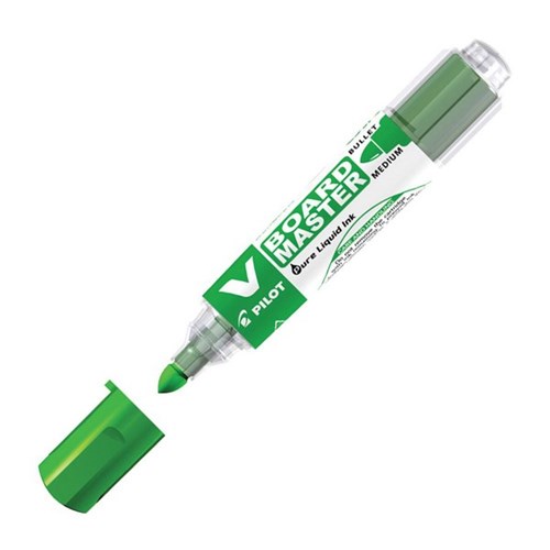 Pilot V Board Master Green Refillable Whiteboard Marker Bullet Tip