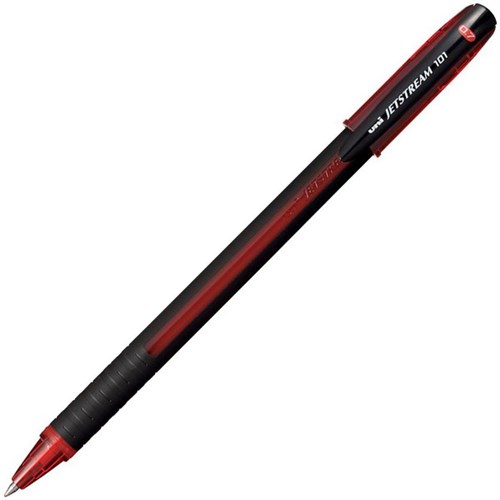 uni Jetstream SX101 Red Capped Rollerball Pen 0.7mm Fine Tip