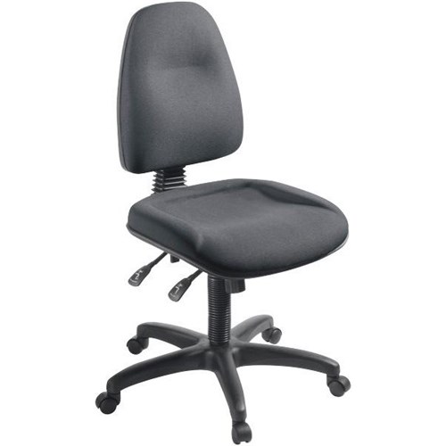 Spectrum 2 Task Chair 2 Lever Wide Seat Quantum Fabric/Storm