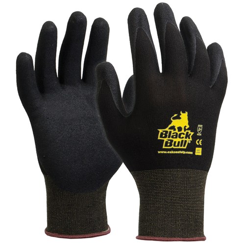 Esko Black Bull Heavy Duty Nitrile Gloves