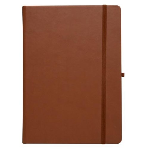 Milford Premium A5 Hardcover Notebook 192 Pages Tan