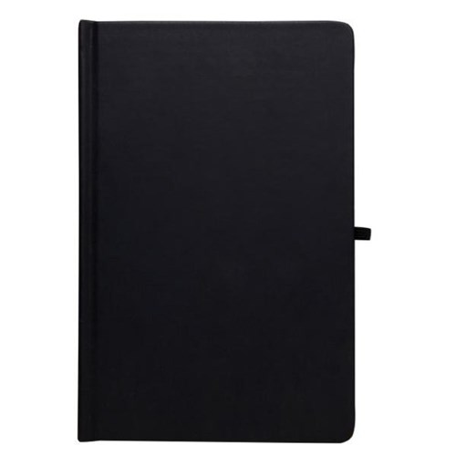Milford Value Hardcover Notebook 210x132mm 160 Pages Black