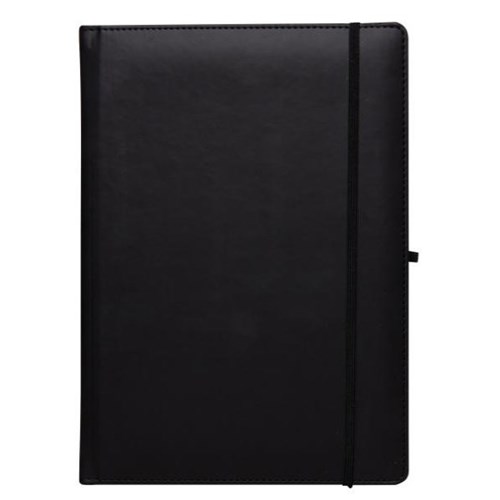 Milford Premium Hardcover Notebook 176x246mm 160 Pages Black