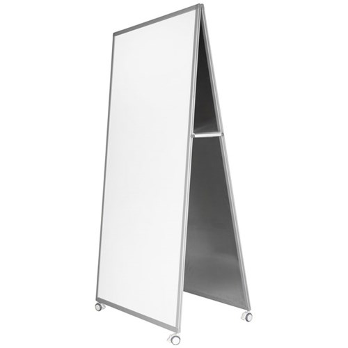 Boyd Visuals A Frame Porcelain Whiteboard Double Sided 900 x 1800mm