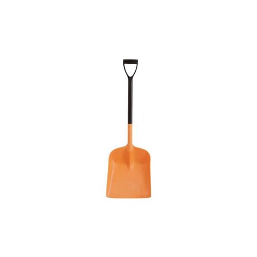 D Handle Shovel Plastic Polypropylene Orange