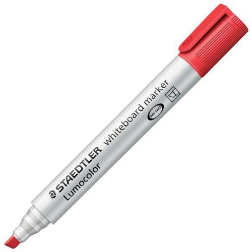 Staedtler Lumocolor Red Whiteboard Marker Chisel Tip