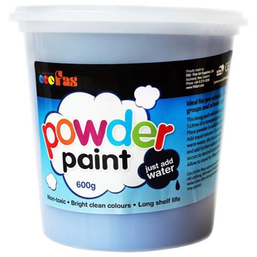 Fas Tempera Powder Paint 600g Blue