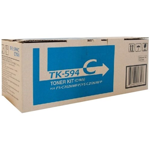 Kyocera TK-594C Cyan Laser Toner Cartridge