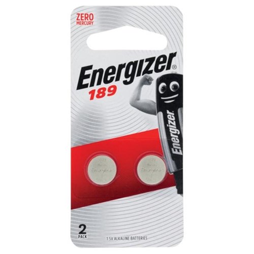 Energizer 189 1.5V Alkaline Battery, Card of 2
