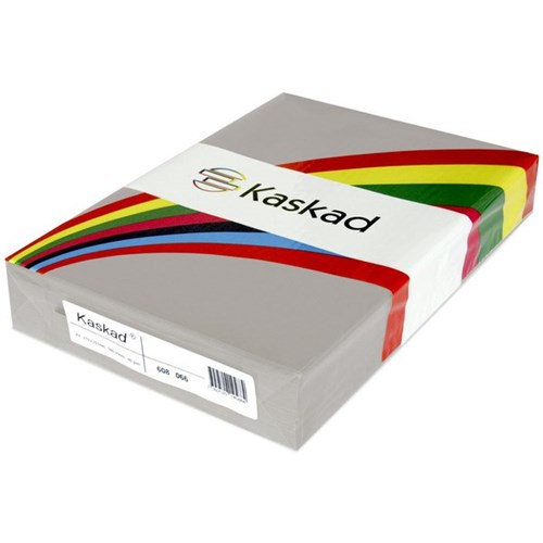 Kaskad A4 80gsm Owl Grey Colour Copy Paper, Pack of 500