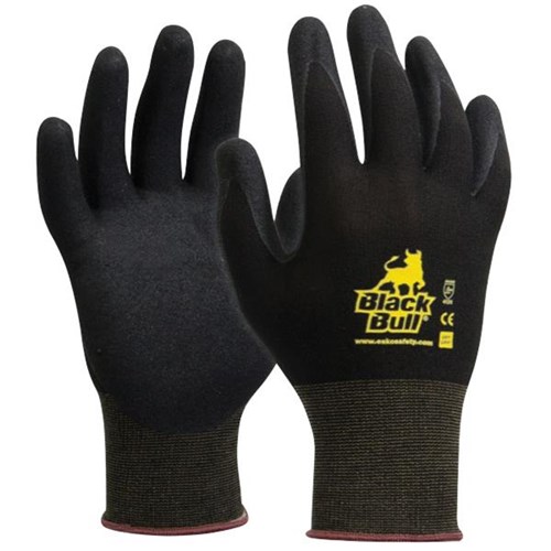Esko Black Bull Heavy Duty Nitrile Gloves