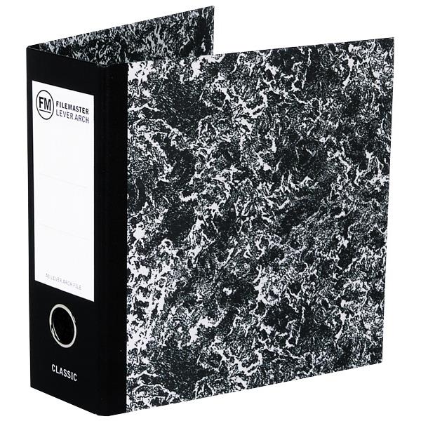 FM Classic Lever Arch File A5 Mottled Black OfficeMax NZ