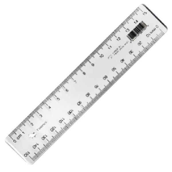 Taurus Plastic Ruler 15cm Clear Officemax Nz