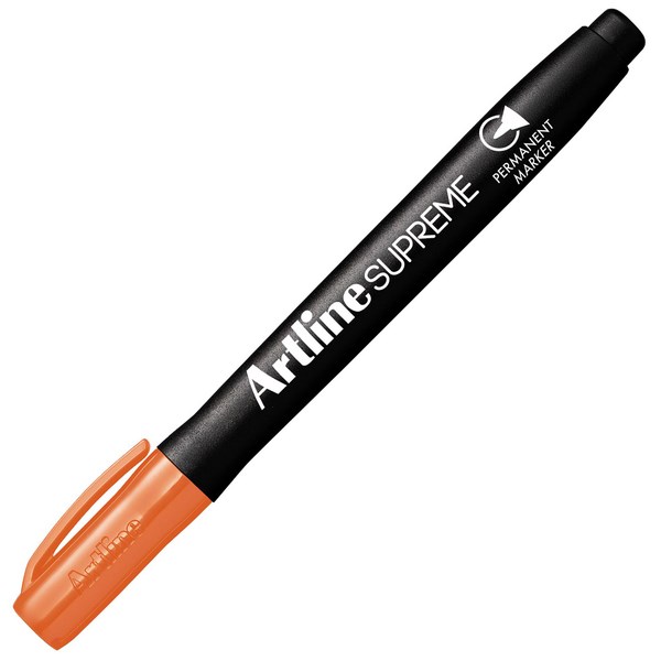 Artline Supreme Permanent Marker 1mm Fine Tip, Orange OfficeMax NZ