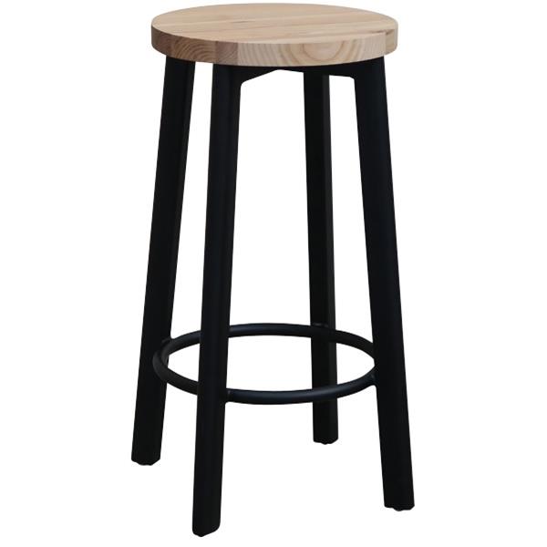 Jack Barstool Ash/Black OfficeMax NZ