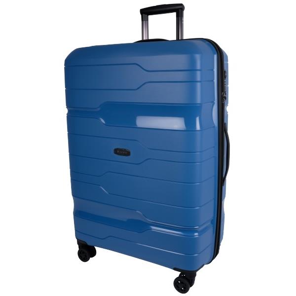 Voyager Piha Suitcase 8 Wheel Large Blue OfficeMax NZ