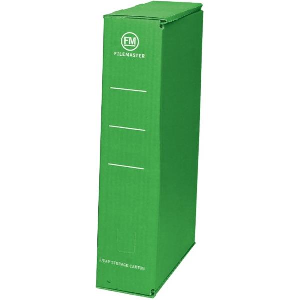 FM Coloured Storage Box File Foolscap Green OfficeMax NZ