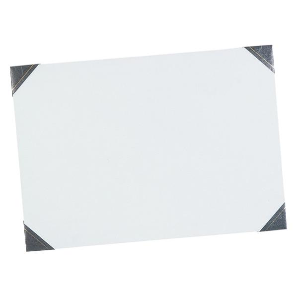 A2 Desk Pad & Holder Leathertone/Gold Trim OfficeMax NZ