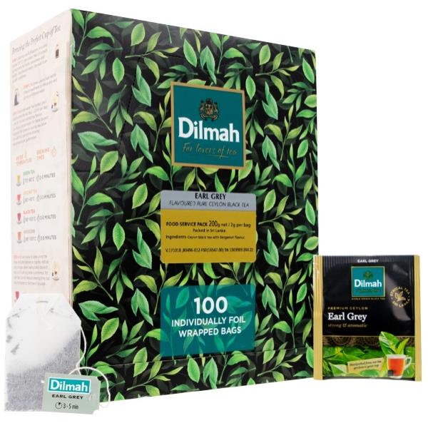 Dilmah Earl Grey Foil Enveloped Tea Bags, Box of 100 OfficeMax NZ