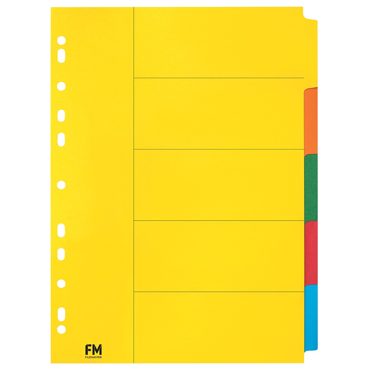 Fm Economy Index Dividers 5 Tab A4