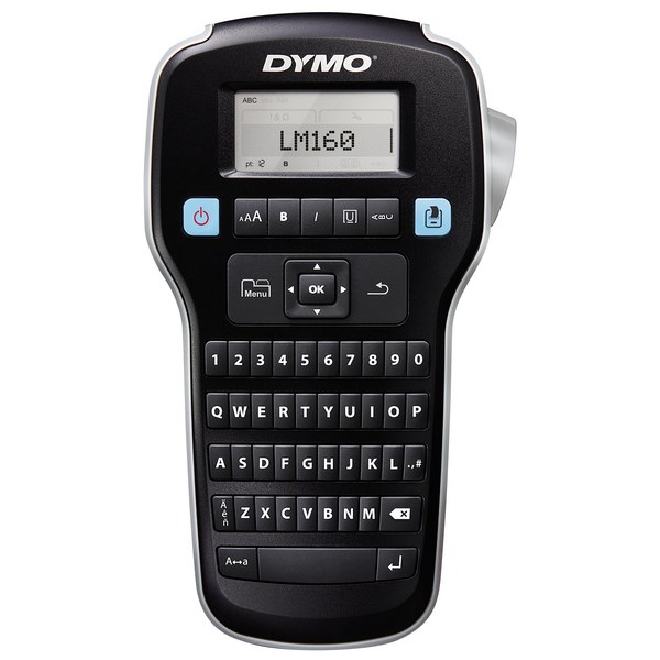 DYMO LabelManager 160 Portable Label Maker with 2 D1 Label Tapes