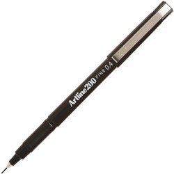 Artline 200 Black FineLiner Pen 0.4mm Fine Tip