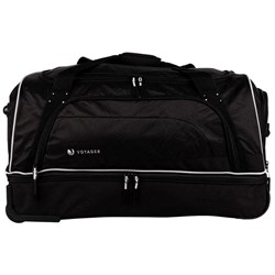 Voyager Traverse Cabin Duffle Bag 2 Wheel 510mm 2.3kg Black