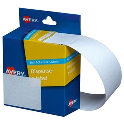 Avery Rectangular Dispenser Labels DMR4463W 63x44mm White, Box of 150