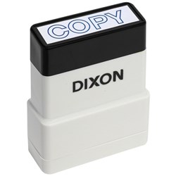 Dixon 011 Self-Inking Stamp COPY Blue
