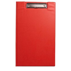 OfficeMax PVC Clipboard Folder Foolscap Red