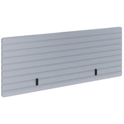 Boyd Acoustic Modesty Wave Desk Screen 1800x600mm Light Grey