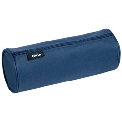 Okin Tube Pencil Case Navy Blue 210x80mm
