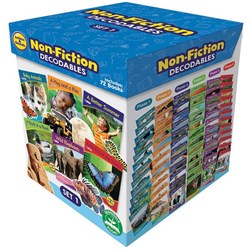 Junior Learning Letters & Sounds Non-Fiction Decodables Set One UK Phonics Phase 1, Set of 72 Books
