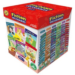 Junior Learning Letters & Sounds Fiction Decodables Set One UK Phonics Phase 1, Set of 72 Books