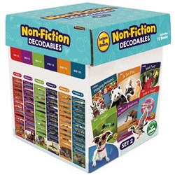 Junior Learning Letters & Sounds Non-Fiction Set Two Boxed Set, Set of 72 Books