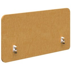 Fiord Side Mount Desk Screen 1200x650mm Keylargo Marigold/White
